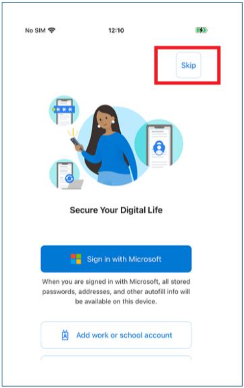 Click the deep link from the onboarding flow
