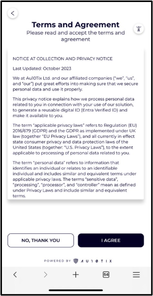 Click here to Review and Accept Terms & Conditions